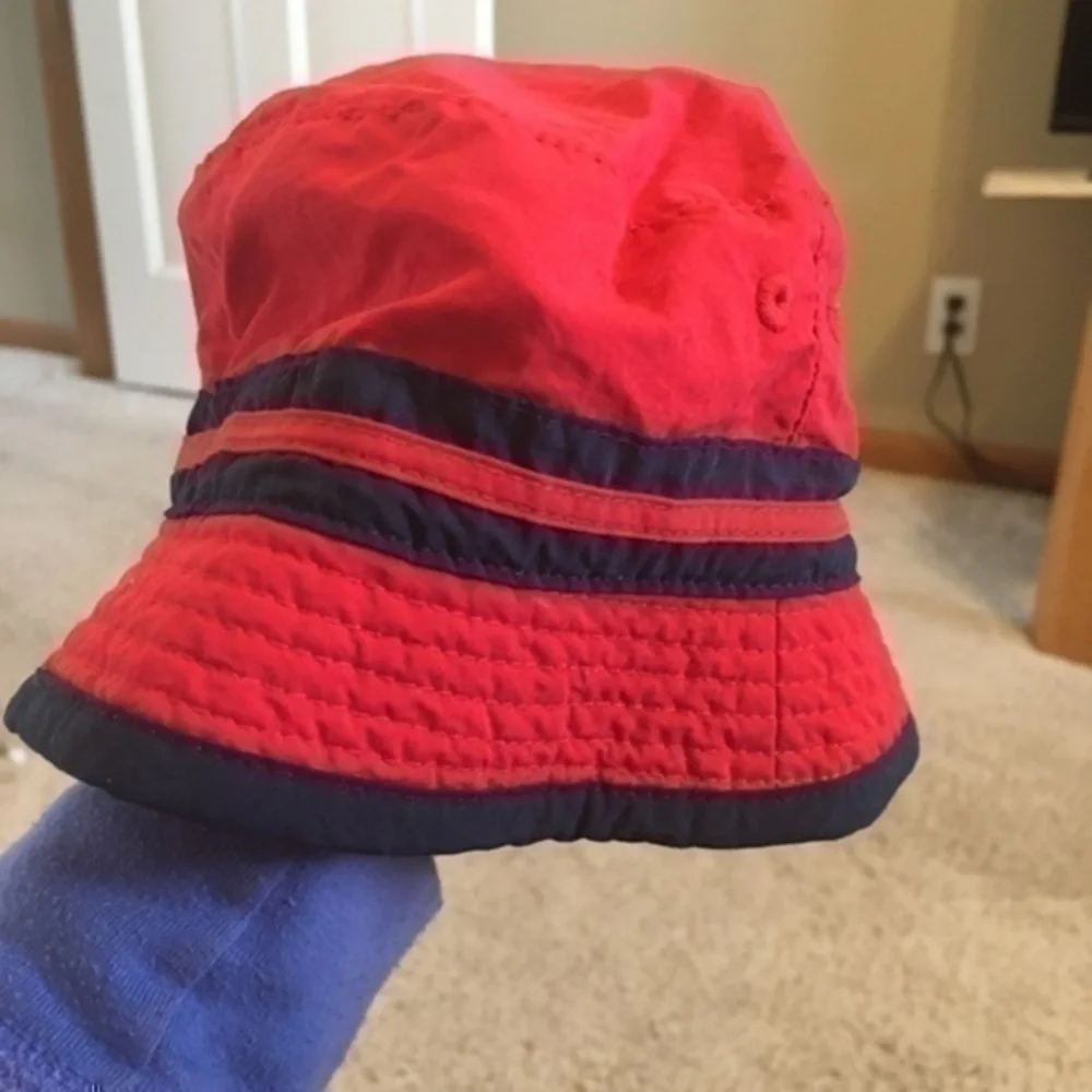 Osh Kosh red and navy 0-3 month - 6-9 month hat